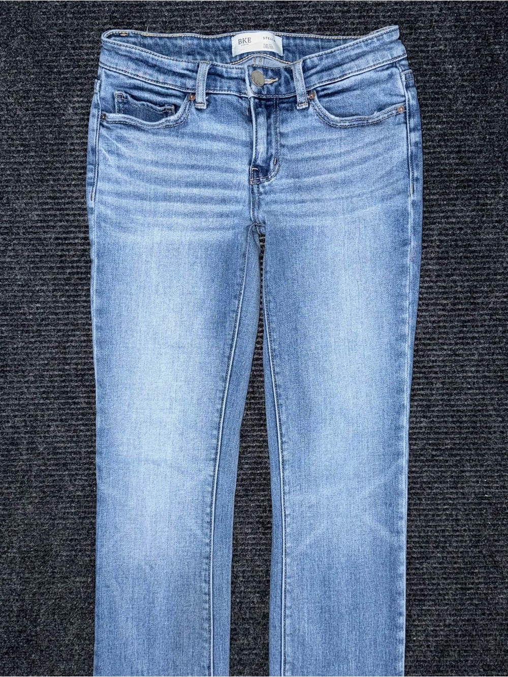 Buckle BKE Stella Slim Fit Low Rise Straight Stretch Blue Jeans 26 x 31 ABK2632S - Picture 3 of 10